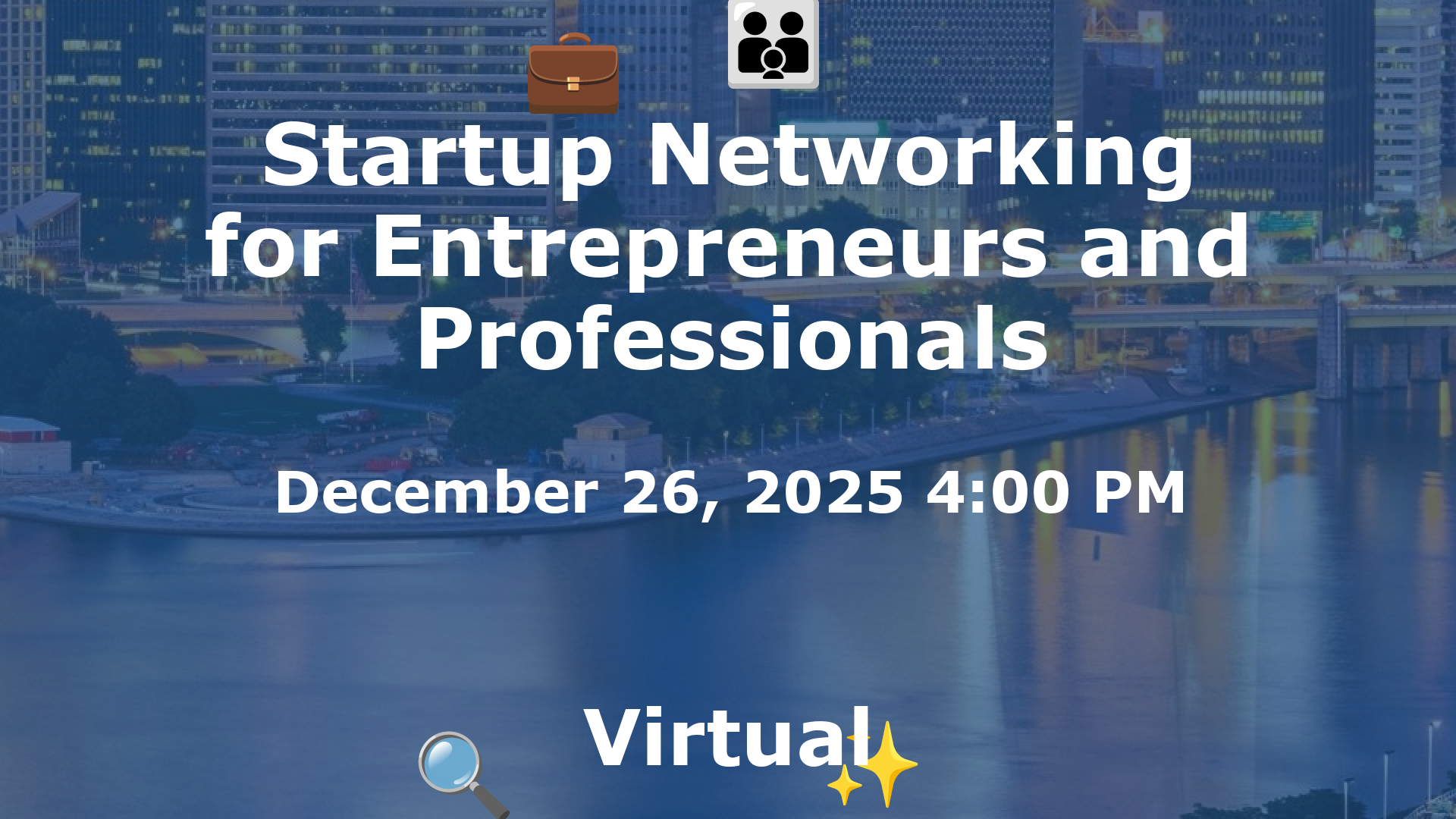 Startup Networking for Entrepreneurs and Professionals event image